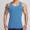 Canotte da uomo Canotte fitness a righe verticali lavorate a maglia Estate Corsa Sport Tempo libero Top senza maniche I-line maschile all'aperto