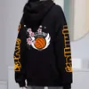 Japan anime haikyuu hoodies män kvinnor karasuno high school volleyboll tryck tröjor hip hop fleece sudadera modekläder