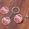 Spel det sista av oss del II 2 Firefly Logo Badges Neckkeychain 3D Metal Emalj Pins Collection Souvenir för fans smycken321L