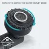 Badrumsvaskar kranar roterbara kranar 1080 grader med stor vinkel rotera spray dubbel funktion enstaka hål och kallt vatten kranblandare