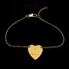 Alta qualidade 3 cores mulheres designer pulseiras amor coração pingente de aço inoxidável ouro pated estilo luxo casal pulseiras senhora part297b