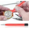 Watch Repair Kits 3X Practical Rust Removal Brush Pen Glass Fiber / Brass Steel Clean Scratch Polishing Tool
