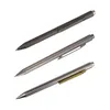 Retractable Ballpoint Pen Titanium Alloy Rollerball Gift Blank Ink Executive Bolt Action For Everyday Use Office