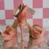 Sandales SHOFOO Shoes Sandales à la mode pour femmes. Chaussures d'été. Plateforme à talons hauts d'environ 15 Cm de hauteur pour femme