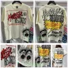 T-shirts pour hommes Hellstar Shirt T-shirt graphique Tee-shirts de créateurs pour hommes vêtements hipster tissu lavé street graffiti lettrage feuille imprimé vintage été c 3C0X