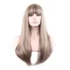 الباروكات Woodfestival الاصطناعية مع الانفجارات الإناث Cosplay Women's Wigs Long Traff