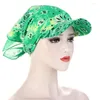 Visors Bandana Hat Women Men Hedging Print Sunscreen Turban Headscarf Headpiece Scarf Cap Summer Outdoor Ladies Hooded