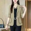 Damespakken Mode Vrouw Jasje Tops 2024 Lente Herfst Casual Jas Blazer Losse Professionele Casaco Feminino