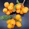 Party Decoration Simulation Loquat Plastic Fake Fruit Model Artificial Kitchens Realistic Decorative