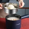 Mini máquina de fogão elétrico doméstico panela multi antiaderente singledouble camada aquecedor sopa fritar plugue da ue 231229