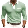 Men's T Shirts Green Button Up Shirt For Men Casual Slim Fit Muscle Activewear Blouse Tops Perfect Business And Formal Occasions