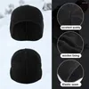 Berets 2023 Chapéu de Inverno Térmico Correndo Esportes Chapéus Soft Stretch Fitness Quente Capa de Ouvido Snowboard Caminhadas Ciclismo Ski Windproof Cap