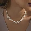 Choker High-End-runde Imitationsperlen-Halskette für Frauen, personalisierter Damen-Schlüsselbein-Schmuck, Großhandel, Direktverkauf