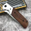 Coltello da tasca pieghevole DA50 con manico in legno da campeggio Coltelli EDC per autodifesa da caccia tattici esterni