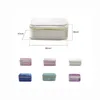 Jewelry Pouches 1pcs Portable Mini Velvet PU Leather Water Proof Bag Ring Box Earrings Storage Packaging Earring Holder Gifts