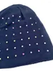 Chapéus Liquidação Venda Mulheres Algodão Strass Gorros Chapéu Outono Inverno Malha Skullies Drop Oversize Slouch para Senhoras