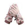 Gants de cyclisme hiver femmes écran tactile ski extérieur imperméable coupe-vent chaud équitation polaire