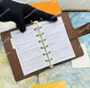 Oryginalny skórzany mąż Mody klasyczny zwykły identyfikator karty kredytowej notebook ultra szczupły pakiet portfela dla mężczyzn / womany z kalendarzem bieżącym roku Laptop