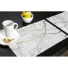 Table Cloth Pola Marmer Taplak Untuk Makan Dapur Meja Aksesoris Modern Dekorasi Rumah Mobil