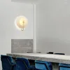 ウォールランプベルコンテンポラリーノルディックライトインドアフィクスチャーラウンドベッドサイドランプLEDホームデコレーションベッドルーム