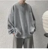 Mäns hoodies Korean Street Trend Waffle Hooded Thin tröja för män och kvinnor på vårens höst Löst passande par avslappnad långärmad