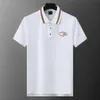 Designer polo skjortor män lyx polos casual mens t shirt brev tryck broderi mode high street man tees m-3xl or