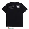 Offs Herren T-Shirts Marke Luxus Designer T-shirts Männer Frauen Offwhites Tops T-Shirts Sommer T-shirt Klassische Rückseite Farbe Pfeile Weiß Kurzarm T-shirt Casual T-shirts 7y8z