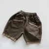 Pantalons en coton et lin pour bébés garçons et filles, couleur unie, shorts de Style coréen pour enfants de 1 à 7 ans, décontractés pour l'été