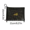 Storage Bags Makeup Pouch Toiletry Bag Perspective Grid Large Capacity Case for Skincare Toiletries Shampoo Birthday