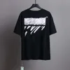 Mens Camisetas Luxo T-shirts Marca Offs Designer Homens Mulheres Tees T-shirt Verão Casual Camisetas Clássicos Back Paint Arrows Manga Curta Camiseta Oo5k