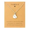 Tante Zus Oom Hangers Ketting Kettingen Oma Opa Familie Moeder Dochter Vader Vader Broer Zoon Mode-sieraden Liefde Gift206Q