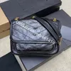 Man Niki Designer Bag Fashion Cassandre łańcuch klapka Crossbody Bag duża pojemność do codziennego dojazdu do podróży torby na ramię 10a Najwyższa jakość miękka torba na pachę