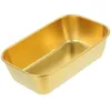 Plates Baking Trays For Oven Rectangular Dish Basket Bowl Stainless Steel Salad Mixing Snack Container Multi-function