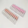 Storage Bottles 30pcs/lot 10pcs In Box 4ml Empty Lip Gloss Tube Container Mini Refillable Bottle Nail Polish Vial Sample