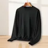 Herensweaters Veelzijdige trui met ronde hals Gezellig gebreid voor herfst Winter Zachte trui met lange mouwen voor dames