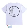 T-shirts pour hommes Offs Designers Marque de luxe T-shirts Hommes Femmes Offwhites Tops T-shirts T-shirt d'été Classique Back Paint Arrows Blanc T-shirt à manches courtes T-shirts décontractés Gxtv