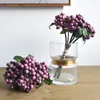 Decorative Flowers 28CM Artificial Dingguo Sweet Fruit Wild Berry Bundle Nordic Wedding Home Pography Flower