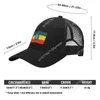 Ball Caps Ethiopia Flag Embroidery Hat Mens Womens Sports Baseball Breathable Mesh Summer Sun Visor Headwear Custom Made Logo