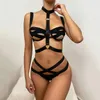 Conjuntos de sutiãs mulheres sexy babydoll lingerie moda roupa interior ternos pijamas pijama sexo terno pornô exótico