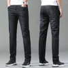 Jeans voor heren 2023 Mode Klassiek Slim Fit Casual denimbroek Zwart Blauw Zakelijk Recht Zachte broek Skinny Streetwear