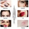 50 st tatueringspatroner nålar professionella permanent makeup ögonbryn eyeliner läpp mts mikroblading pmu penna maskiner leveranser 231229