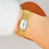 Armbandsur 2024 Women's Watch Spring Festival Gift Medieval inlaid med Diamond Luxury Retro Hand smycken guld