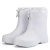 Bottes pour hommes bottes de travail en plein air coupe-vent bottes de pluie en coton bottes de neige pour hommes bottes en caoutchouc d'hiver imperméables bottines légères chaudes 231229