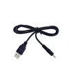 Câble de chargement USB vers DC4017, en cuivre pur noir, cordon d'alimentation pour ordinateur portable, câble de chargement rapide, câble de connexion d'extension