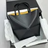 mirror quality fold tote unisex designer bags cowhide luxury handbags Tote shopping bag Large