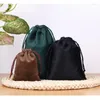 Shopping Bags 100pcs/lot 8 10cm Wedding Charms Earrings Jewelry Packaging Velvet Pouches Gift Drawstring Bag Customise