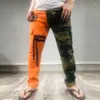 Men's Jeans Men Patchwork Hip Hop Punk Goth Techwear Fashion Mens Ripped Denim Trousers Retro Skinny Jean Man Multi Pocket Cargo Pants