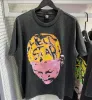 Maglietta Hellstar High Street Hip Hop Stampa alfabeto per camicia estiva Uomo Designer T Donna Maglietta oversize da uomo Donna Uomo T-shirt Graffiti Lettering Vintage 547