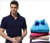 2024高品質の男性ソリッドショーツポロシャツ刺繍ビッグスモールホースワニポロシャツ夏のカジュアルムメビジネスTシャツx2