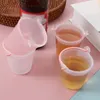 Tumblers Mini Beer Mugg Cirka 6,5 ​​6,5 cm Portable Shiny As A Mirror Creative Design Thicked Base Drinking Toensils vinglas